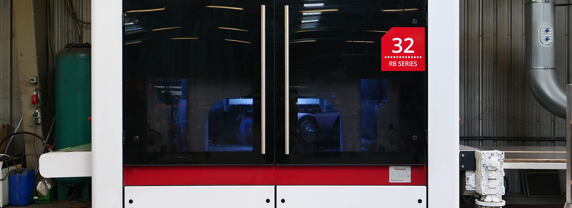 Van Rooijen Metaal | Machinepark - Ontbraammachine - Header img